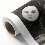 Gothic Moonface – Surreal and Dreamlike Gothic Wall Art Canvas Print