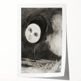 Gothic Moonface – Surreal and Dreamlike Gothic Wall Art Canvas Print
