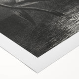 Gothic Flower and Face – Surreal Dark Gothic Wall Art Canvas Print