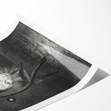 Gothic Flower and Face – Surreal Dark Gothic Wall Art Canvas Print