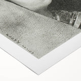 Gothic Woman’s Profile – Dark and Mysterious Gothic Wall Art Canvas Print