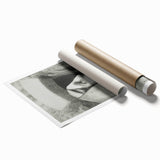 Gothic Woman’s Profile – Dark and Mysterious Gothic Wall Art Canvas Print