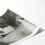 Gothic Woman’s Profile – Dark and Mysterious Gothic Wall Art Canvas Print