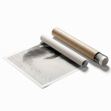 Gothic Wall Art | Winged Figures in Darkness | Gothic Decor Canvas Print