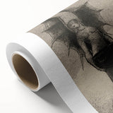 Dark Gothic Angel Canvas – Mystical Winged Figure Gothic Wall Art Decor