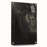 Gothic Shadowed Figure and Face Study - Dark Decor Style and Gothic Art
