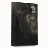 Gothic Shadowed Figure and Face Study - Dark Decor Style and Gothic Art