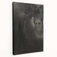 Gothic Shadowed Figure and Face Study - Dark Decor Style and Gothic Art