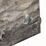 Gothic Wall Art - Vintage Hunting Scene on Dark Medieval Gothic Canvas