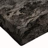 Gothic Wall Art - Vintage Hunting Scene on Dark Medieval Gothic Canvas