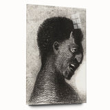 Grotesque Demon Gothic Canvas – Dark Abstract Gothic Wall Art Decor