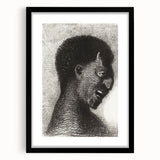 Grotesque Demon Gothic Canvas – Dark Abstract Gothic Wall Art Decor