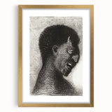 Grotesque Demon Gothic Canvas – Dark Abstract Gothic Wall Art Decor