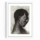 Grotesque Demon Gothic Canvas – Dark Abstract Gothic Wall Art Decor