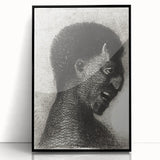 Grotesque Demon Gothic Canvas – Dark Abstract Gothic Wall Art Decor