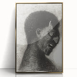 Grotesque Demon Gothic Canvas – Dark Abstract Gothic Wall Art Decor