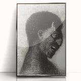 Grotesque Demon Gothic Canvas – Dark Abstract Gothic Wall Art Decor