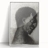 Grotesque Demon Gothic Canvas – Dark Abstract Gothic Wall Art Decor