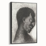 Grotesque Demon Gothic Canvas – Dark Abstract Gothic Wall Art Decor