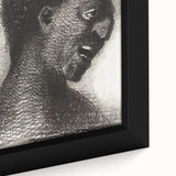 Grotesque Demon Gothic Canvas – Dark Abstract Gothic Wall Art Decor