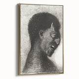 Grotesque Demon Gothic Canvas – Dark Abstract Gothic Wall Art Decor