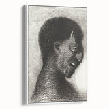 Grotesque Demon Gothic Canvas – Dark Abstract Gothic Wall Art Decor