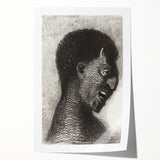 Grotesque Demon Gothic Canvas – Dark Abstract Gothic Wall Art Decor