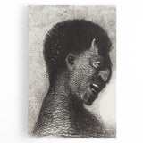 Grotesque Demon Gothic Canvas – Dark Abstract Gothic Wall Art Decor