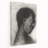 Grotesque Demon Gothic Canvas – Dark Abstract Gothic Wall Art Decor
