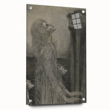 Gothic Ethereal Figures in Moonlight - Dark Decor Style and Gothic Art