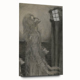 Gothic Ethereal Figures in Moonlight - Dark Decor Style and Gothic Art