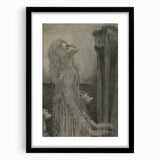 Gothic Ethereal Figures in Moonlight - Dark Decor Style and Gothic Art