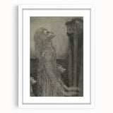 Gothic Ethereal Figures in Moonlight - Dark Decor Style and Gothic Art