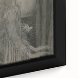Gothic Ethereal Figures in Moonlight - Dark Decor Style and Gothic Art