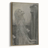 Gothic Ethereal Figures in Moonlight - Dark Decor Style and Gothic Art