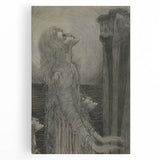 Gothic Ethereal Figures in Moonlight - Dark Decor Style and Gothic Art