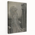 Gothic Ethereal Figures in Moonlight - Dark Decor Style and Gothic Art