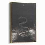 Gothic Wall Art - Dark Medieval Gothic Prints - Mysterious Serpent Design