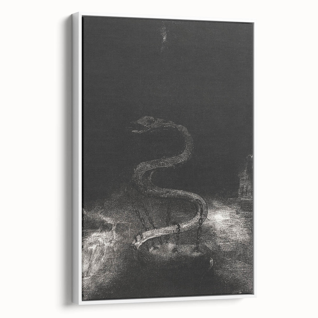 Gothic Wall Art - Dark Medieval Gothic Prints - Mysterious Serpent Design