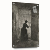 Gothic Wall Art - Vintage Gothic Prints - Woman in Shadows Design