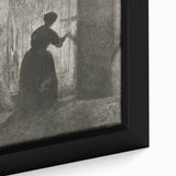 Gothic Wall Art - Vintage Gothic Prints - Woman in Shadows Design