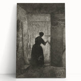 Gothic Wall Art - Vintage Gothic Prints - Woman in Shadows Design