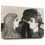 Gothic Artworks - Haunting Figures Canvas for Dark Decor Style