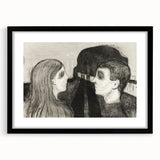 Gothic Artworks - Haunting Figures Canvas for Dark Decor Style