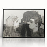Gothic Artworks - Haunting Figures Canvas for Dark Decor Style
