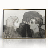 Gothic Artworks - Haunting Figures Canvas for Dark Decor Style