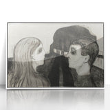 Gothic Artworks - Haunting Figures Canvas for Dark Decor Style
