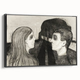 Gothic Artworks - Haunting Figures Canvas for Dark Decor Style