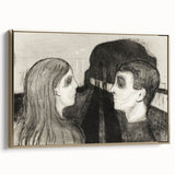 Gothic Artworks - Haunting Figures Canvas for Dark Decor Style