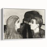 Gothic Artworks - Haunting Figures Canvas for Dark Decor Style